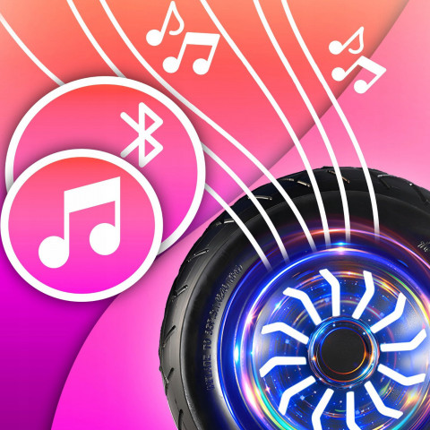 
Elektrinė riedlentė „Hoverboard“ su „Bluetooth“ garsiakalbiu, LED šviesa ir apsaugomis 6,5 colio
