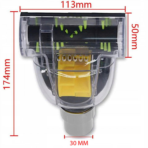 
Turbo šepetys, universalus, daugiafunkcis dulkių siurblio šepetys
