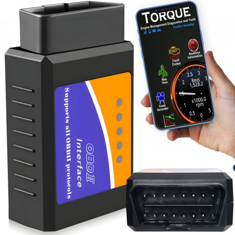 
OBD2 ELM 327 „Bluetooth“ automobilio diagnostikos sąsaja
