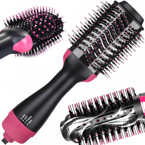 
4 viename 1200 W plaukų džiovintuvas, garbanojimo šepetys, tiesintuvas
