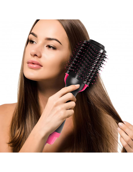 
4 viename 1200 W plaukų džiovintuvas, garbanojimo šepetys, tiesintuvas
