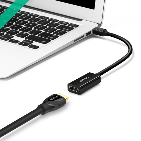
„Mini DisplayPort“ į HDMI FHD 1080p adapteris – juodas
