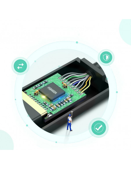 
„Mini DisplayPort“ į HDMI FHD 1080p adapteris – juodas
