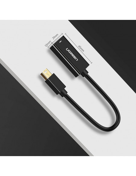 
„Mini DisplayPort“ į HDMI FHD 1080p adapteris – juodas
