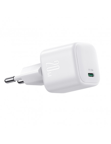 
„GaN Power Delivery“ 20 W sieninis įkroviklis – baltas
