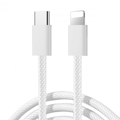 
Pintinis USB-C laidas – iPhone Lightning 30W 1m – baltas
