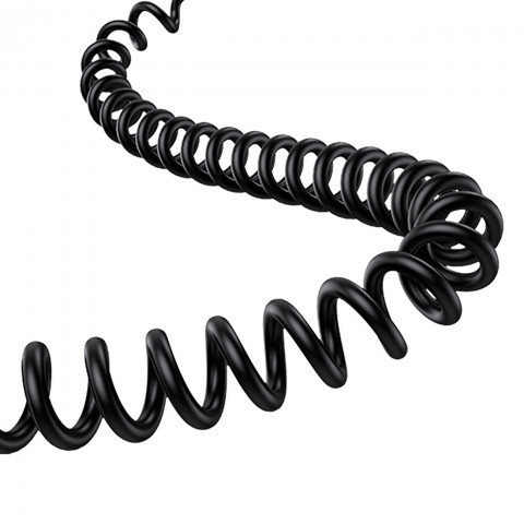 
USB-A USB-C automobilinis įkroviklis su iPhone Lightning USB-C laidu, 60 W, 1,4 m – juodas
