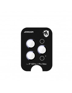 
iPhone 16 Pro/ 16 Pro Max objektyvo apsauginis stiklas – juodas
