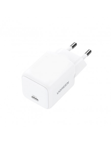 
X512 GaN USB-C 20W sieninis įkroviklis – baltas
