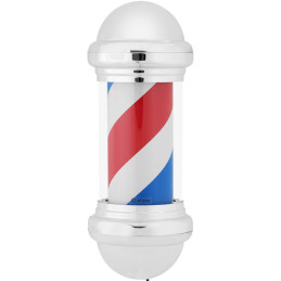 Šviečiantis kirpėjo stulpas, sukamasis laukas, 25 cm - sidabrinis