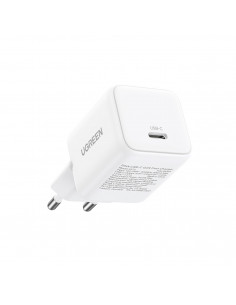 
X513 GaN USB-C 30W sieninis įkroviklis – baltas
