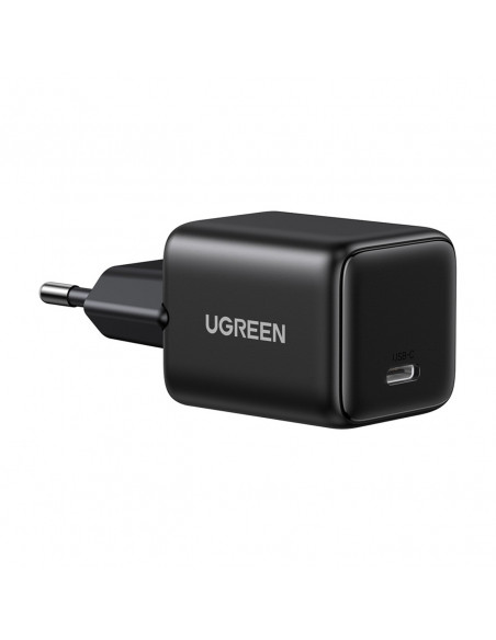 
X513 GaN USB-C 30W sieninis įkroviklis su 1 m USB-C laidu – juodas
