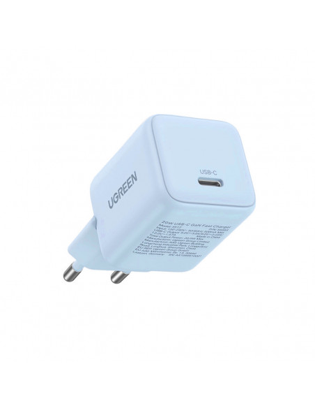 
X512 GaN USB-C 20W sieninis įkroviklis – mėlynas
