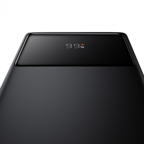 
Nešiojamoji baterija 30000mAh 22.5W su USB-A - USB-C 3A 30cm laidu - juoda
