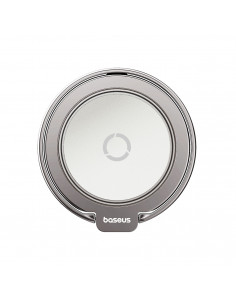 
Magnetinis žiedo laikiklis išmaniajam telefonui su stovo funkcija - titanas
