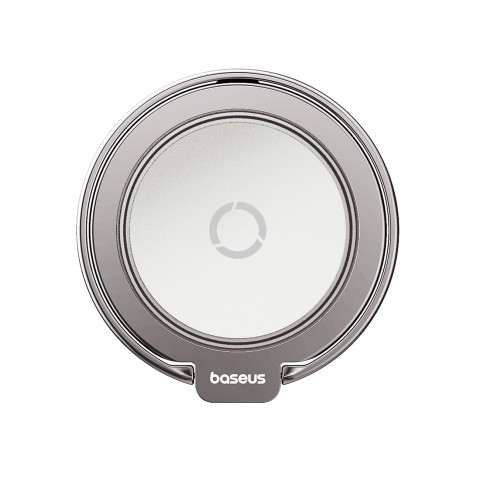 
Magnetinis žiedo laikiklis išmaniajam telefonui su stovo funkcija - titanas
