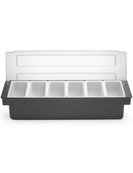 Barmeno taros organizatorius gėrimų kokteiliams - 6 įdėklai