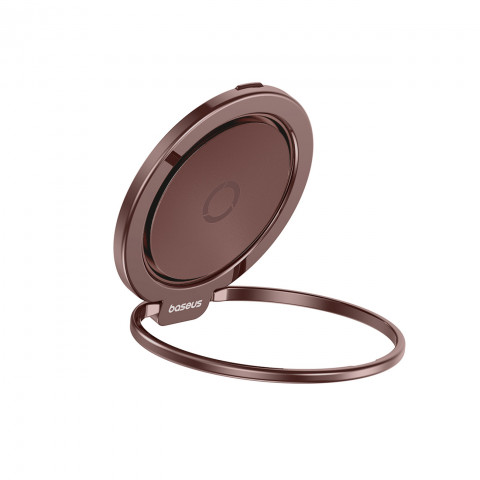 
Magnetinis žiedo laikiklis išmaniajam telefonui su stovo funkcija - raudonas auksas
