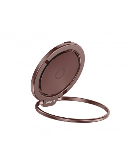 
Magnetinis žiedo laikiklis išmaniajam telefonui su stovo funkcija - raudonas auksas
