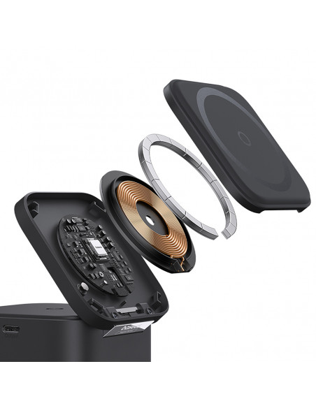 
3 viename „MagSafe“ 25 W išmaniojo laikrodžio įkroviklis – juodas
