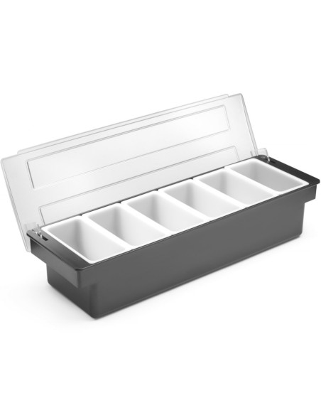 Barmeno taros organizatorius gėrimų kokteiliams - 6 įdėklai