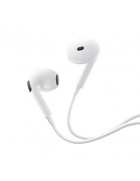 
USB-C laidinės į ausis įdedamos ausinės – baltos
