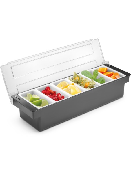 Barmeno taros organizatorius gėrimų kokteiliams - 6 įdėklai