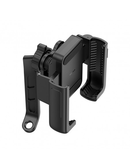 
Motociklo telefono laikiklis su smūgius sugeriančiu laikikliu veidrodėliui - juodas
