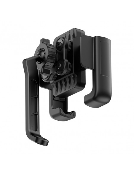 
Motociklo telefono laikiklis su smūgius sugeriančiu laikikliu veidrodėliui - juodas
