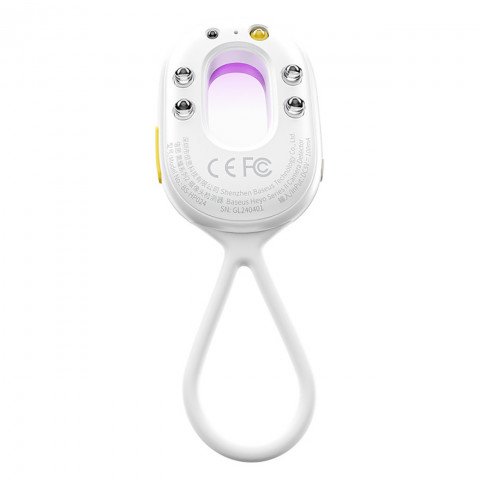 
Paslėptos kameros detektorius su signalizacija, mini žibintuvėlis, USB-A - USB-C laidas - baltas
