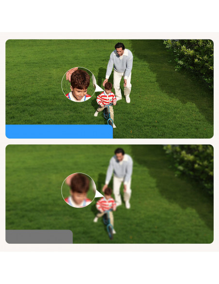 
Lauko stebėjimo rinkinys su 2 2K kameromis ir 16 GB „Wi-Fi“ – baltas
