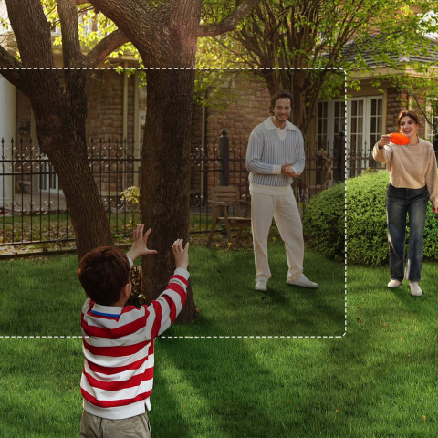 
Lauko stebėjimo rinkinys su 2 2K kameromis ir 16 GB „Wi-Fi“ – baltas
