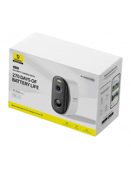 
Lauko apsaugos kamera su 2K apšvietimu, „Wi-Fi“, 7800 mAh
