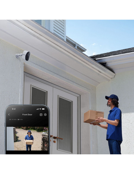 
Lauko apsaugos kamera su 2K apšvietimu, „Wi-Fi“, 7800 mAh
