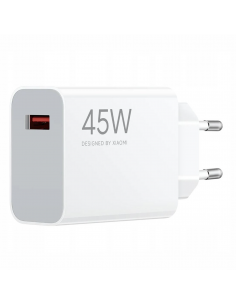 
„TurboCharge“ USB-A 45 W sieninis įkroviklis – baltas
