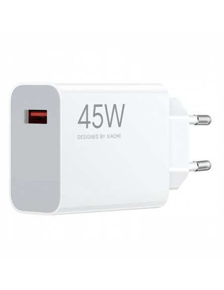 
„TurboCharge“ USB-A 45 W sieninis įkroviklis – baltas
