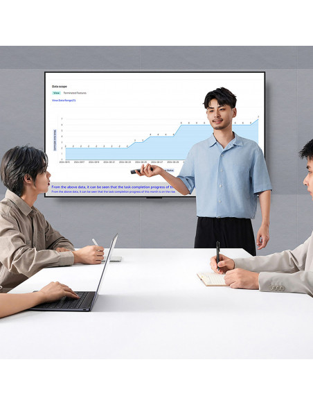 
Oranžinis taškas su dirbtiniu intelektu lazerinis žymeklis su automatiniu vertimu – pilkas
