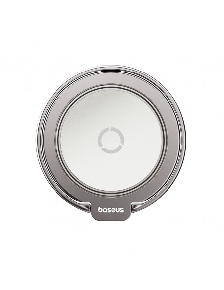 
Magnetinis žiedo laikiklis išmaniajam telefonui su stovo funkcija - titanas
