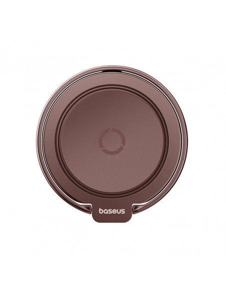 
Magnetinis žiedo laikiklis išmaniajam telefonui su stovo funkcija - raudonas auksas
