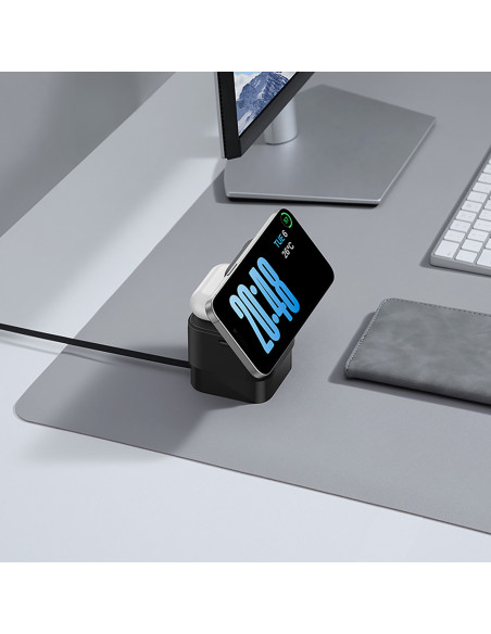 
3 viename „MagSafe“ 25 W išmaniojo laikrodžio įkroviklis – juodas
