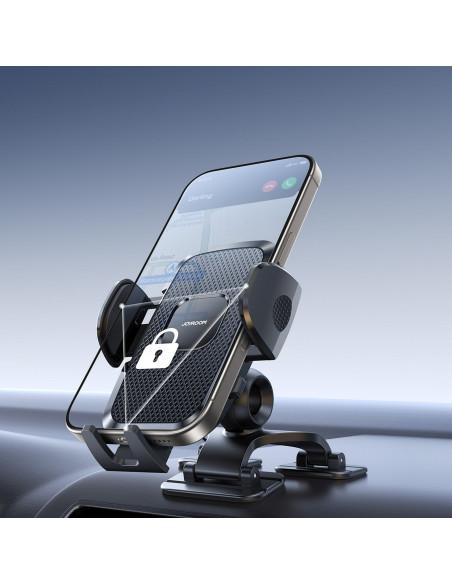 
Automobilinis laikiklis 4,7–7 colių telefonui, laikiklis su trimis kojelėmis
