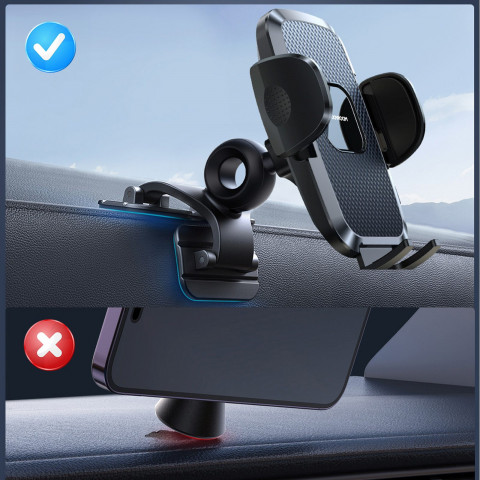 
Automobilinis laikiklis 4,7–7 colių telefonui, laikiklis su trimis kojelėmis
