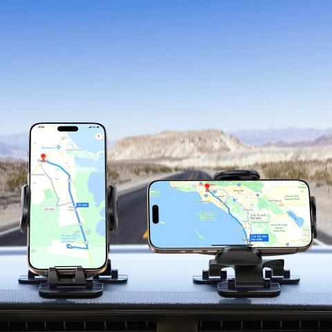 
Automobilinis laikiklis 4,7–7 colių telefonui, laikiklis su trimis kojelėmis
