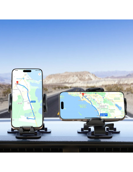 
Automobilinis laikiklis 4,7–7 colių telefonui, laikiklis su trimis kojelėmis
