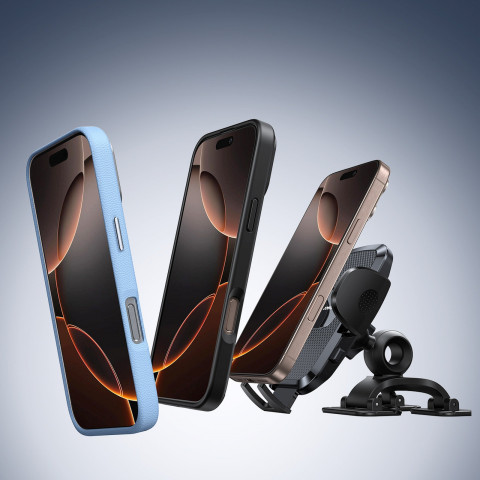 
Automobilinis laikiklis 4,7–7 colių telefonui, laikiklis su trimis kojelėmis
