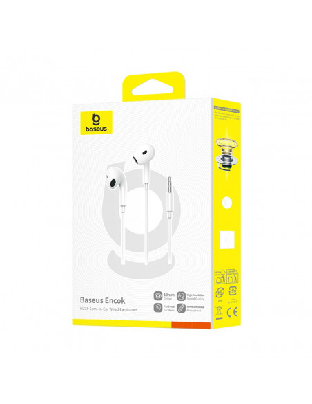 
Laidinės ausinės su mini lizdu – baltos
