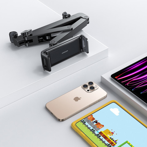 
Automobilinis galvos atramos laikiklis 4,7–13 colių telefonui ir planšetiniam kompiuteriui
