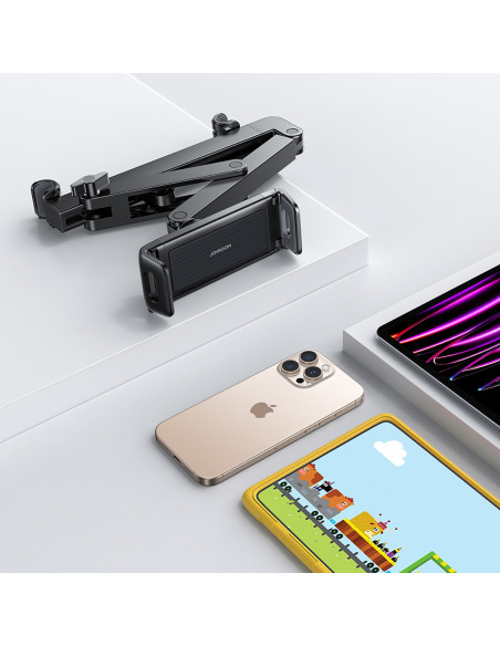 
Automobilinis galvos atramos laikiklis 4,7–13 colių telefonui ir planšetiniam kompiuteriui
