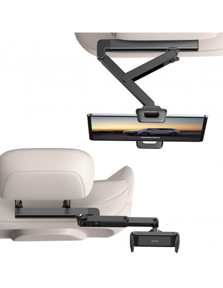 
Automobilinis galvos atramos laikiklis 4,7–13 colių telefonui ir planšetiniam kompiuteriui
