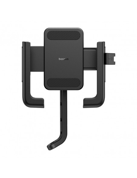 
Motociklo telefono laikiklis su smūgius sugeriančiu laikikliu veidrodėliui - juodas
